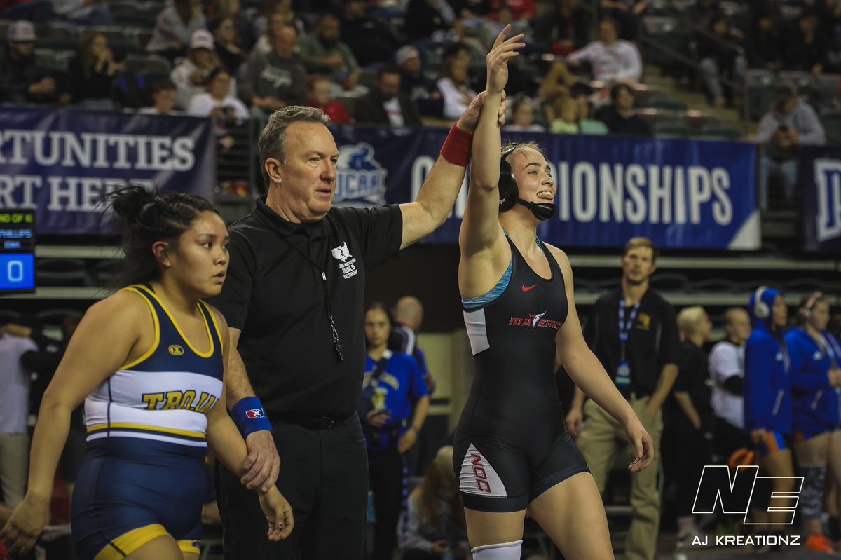 Women NJCAA Quarterfinalists
110: Brooklyn Noel (Southeast)
124: Jasimen Ortega (Southeast)
145: Miah Kenny (Northeast OK)
180: Zeriah George (Iowa Western)
180: Anya Hatch (Southeast)
207: Martha Hinneh (Southeast)
235: Kiara Boldridge (Southeast)

📸 Antonyo Johnson