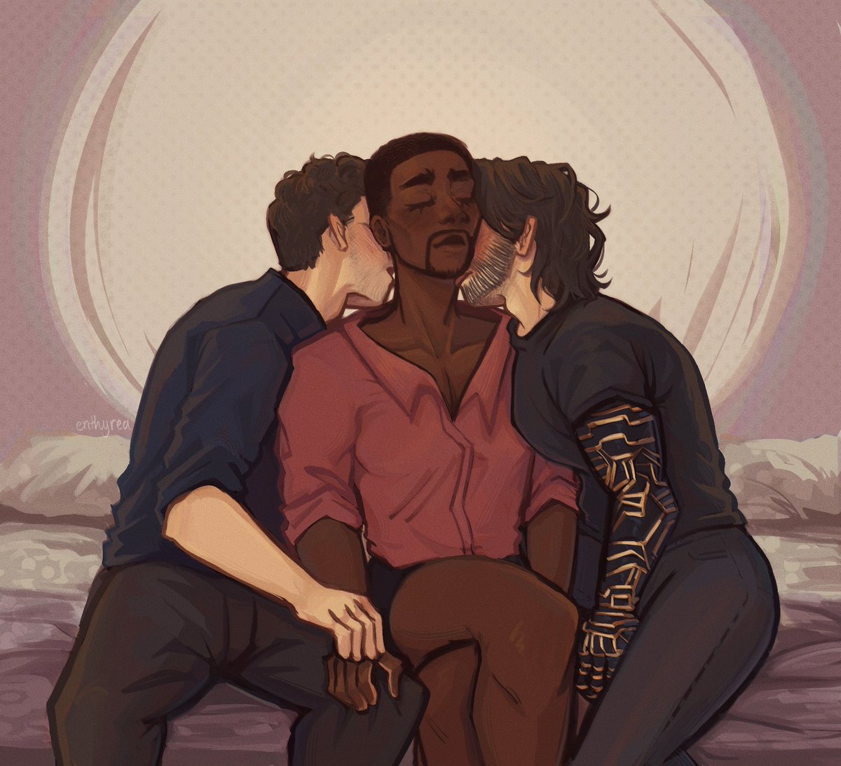 enthyrea's tweet photo. they worked something out #sambucky #marvel https://t.co/HZPe161nip