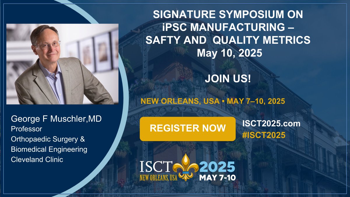 Join us in New Orleans! #ISCT2025