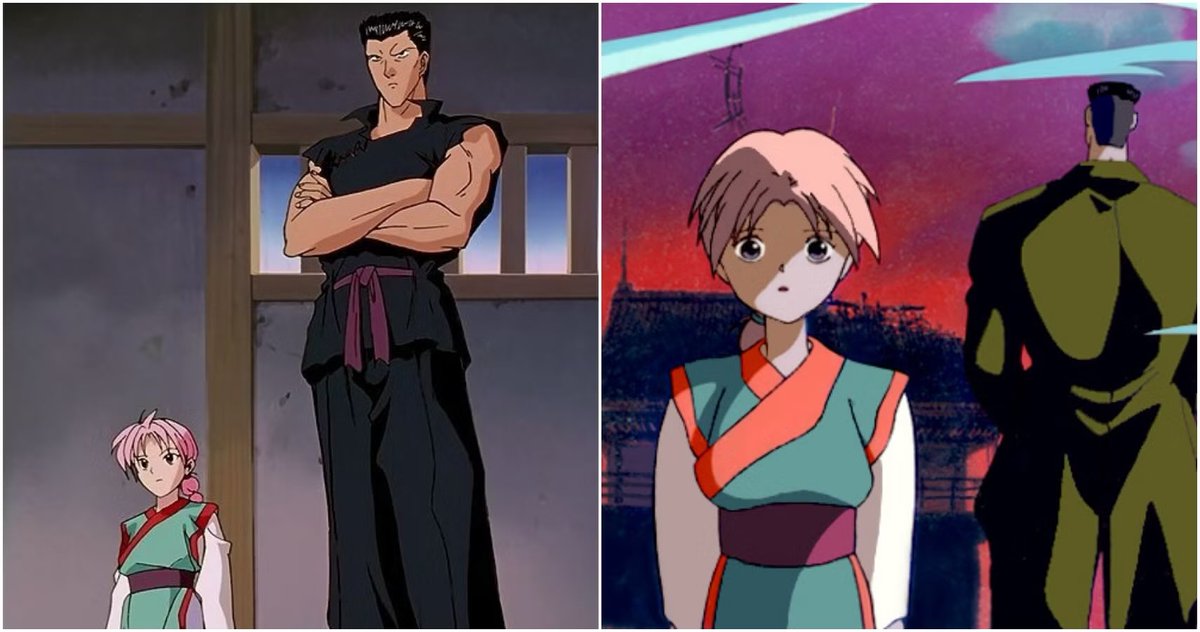 NavyLidy's tweet photo. That’s Genkai and Toguro https://t.co/3A27kfL6BF
