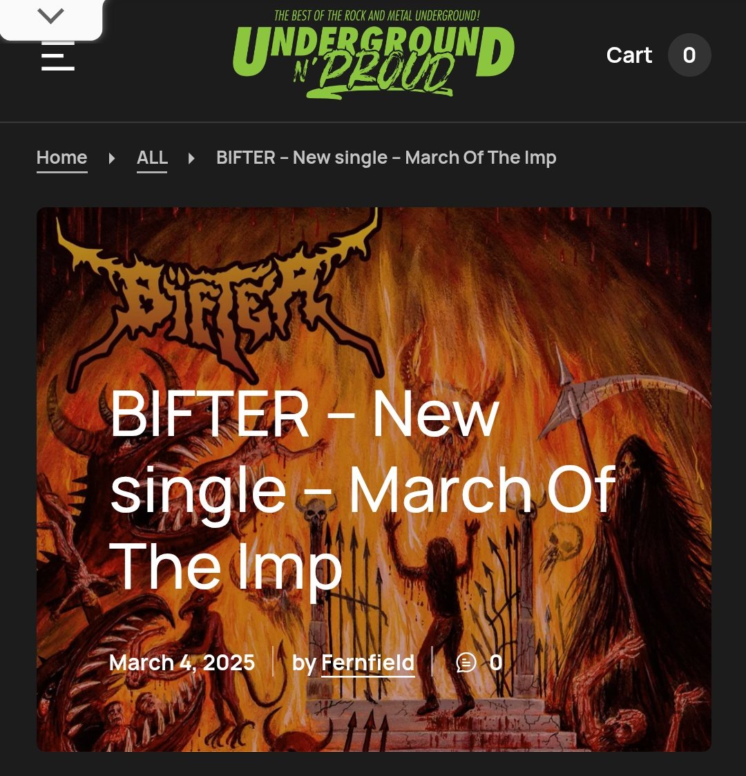 BIFTER marches on, with a new Imp sighting in the doomy depths of Underground N' Proud! Git sum

undergroundnproud.com/2025/03/04/bif…