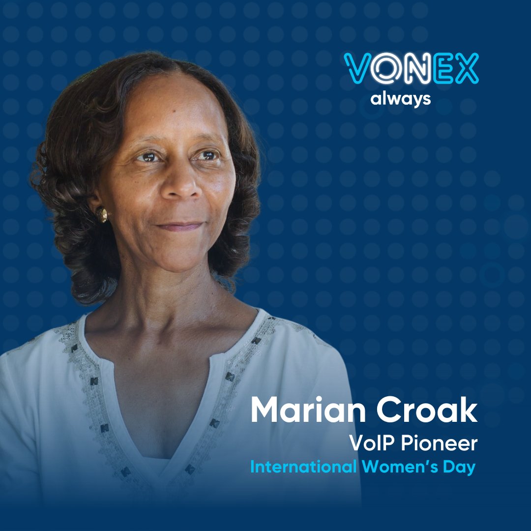 This #IWD2025, we're highlighting Marian Croak, a pioneering engineer behind VoIP technology. Her innovations power much of today’s communication and inspire women in tech to break boundaries.

👉 Learn more: invent.org/inductees/mari…

#WomenInTech #Telecommunications #STEM #Vonex