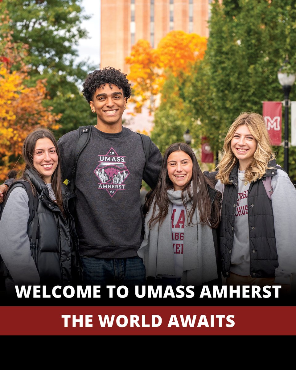 UMass Undergraduate Admissions (@umassadmissions) on Twitter photo Congratulations, #UMass2029! 🎉 The world is waiting for you at <a href="/UMassAmherst/">UMass Amherst</a>!
#UMassAmherst #UMass #RegularDecision Congratulations, #UMass2029! 🎉 The world is waiting for you at <a href="/UMassAmherst/">UMass Amherst</a>!
#UMassAmherst #UMass #RegularDecision