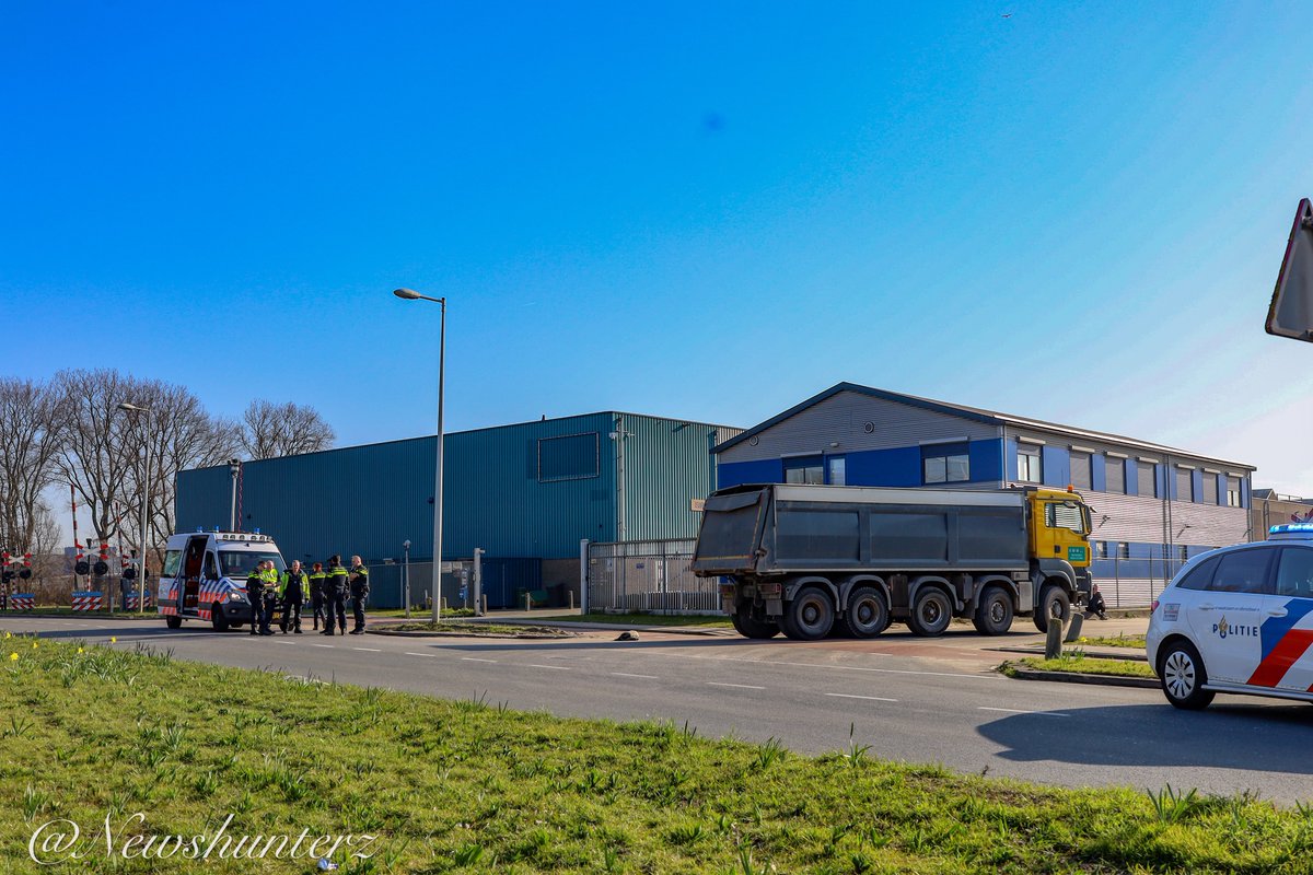 Ernstig ongeval met fatbike en vrachtwagen op Vlothavenweg