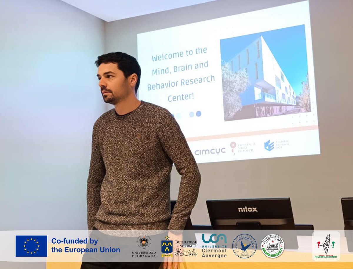NeuroDevProject's tweet photo. NeuroDev Kick-off-Meeting Week | Visit to the Mind, Brain and Behavior Research Center (CIMCYC)
----------------------------------------------
#NeuroDev, #Neuro_Development_Project, #ErasmusPlus https://t.co/cLVk5xP3pb