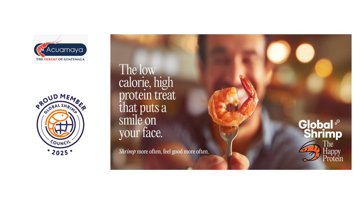 ACUAMAYA excited to join The Global Shrimp Council to help drive positive change and shape the future of global shrimp consumption.

Time to let the world know all the great things about shrimp, The Happy Protein!!

#ShrimpIndustry #GlobalShrimpCouncil #HappyProtein #Guatemala
