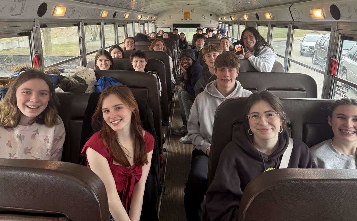 Four #JAHS teams on the way to the state mock trial competition in Indy! 🦅