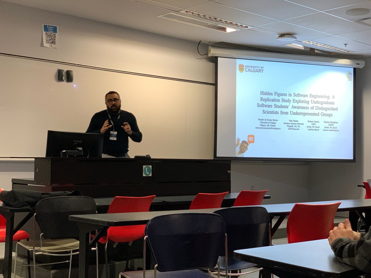 They look just like me! Ronnie de Souza Santos has conducted a survey and asked if students know Computer Science role models from underrepresented groups.#SANER2025 <a href="/UCalgary/">U Calgary</a>