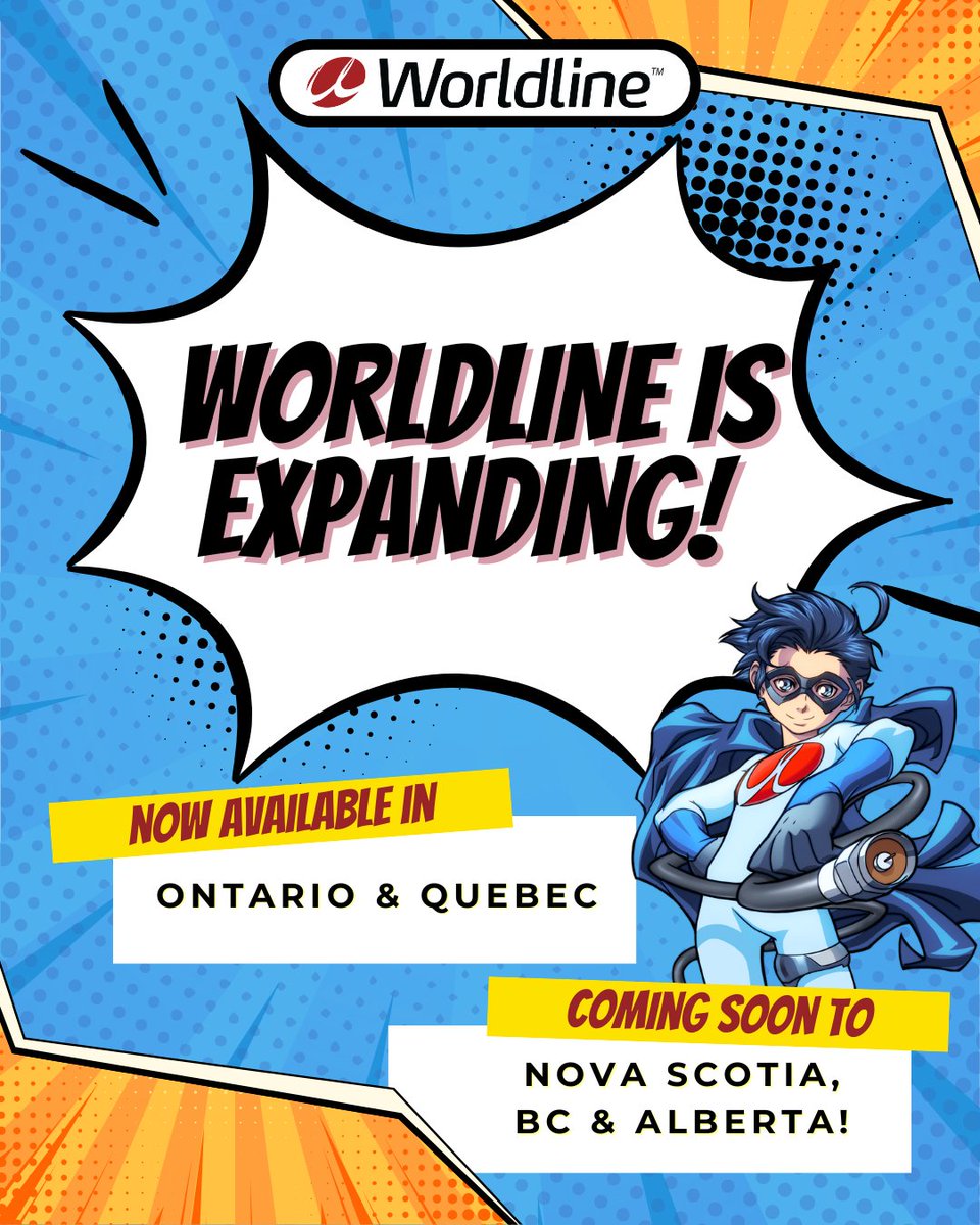 WorldlineCanada's tweet image. More Canadians are about to get SUPER Internet!

Worldline is now available in Ontario &amp;amp; Quebec, and we’re expanding soon to Nova Scotia, BC, and Alberta!

💥 A better internet experience is coming your way! 💥