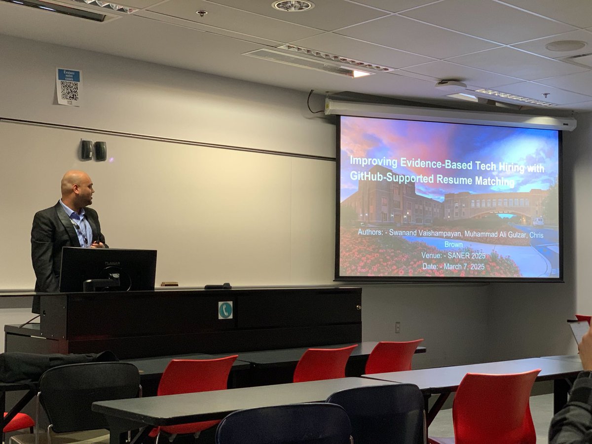 Need a job? Swanand Vaishampayan explains how GitHub can be used to support resume matching! #SANER2025