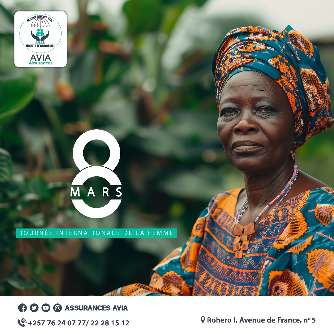 L'assurance AVIA vous souhaite une bonne journée de la femme.

#assurance_AVIA 
#assurances