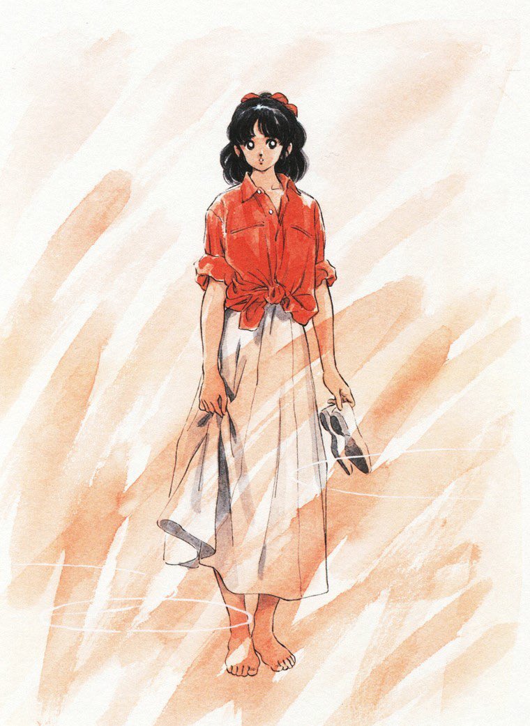 TheOtaking's tweet image. Original illustration by Mitsuru Adachi