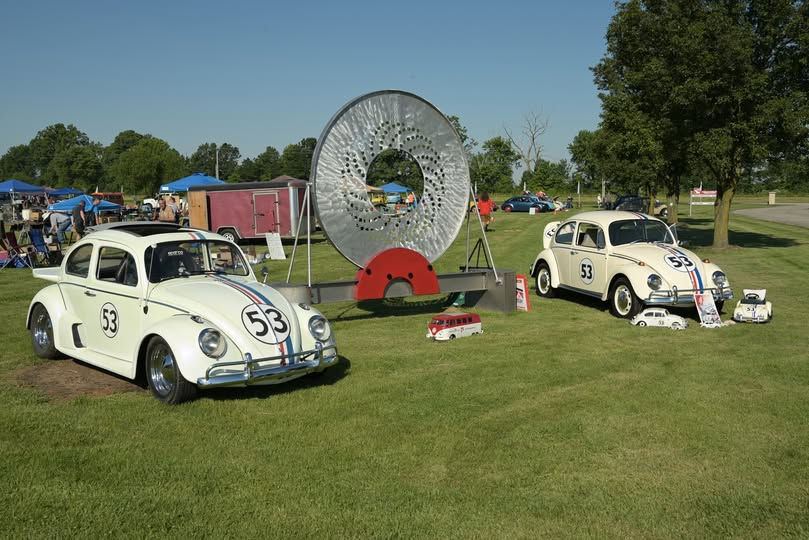 acvwpassion's tweet photo. Spot the difference! This year is the 20th Anniversary of the Disney movie #herbiefullyloaded and we are going to do something special and fun at VW Funfest 

#Herbie #VWFunfest https://t.co/a0l2SJqcCK