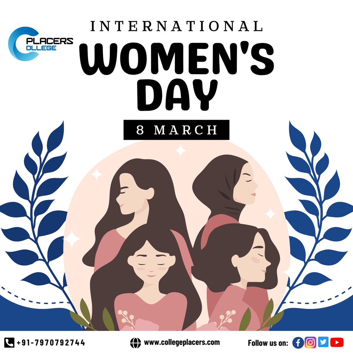 CPlacers's tweet photo. Happy Women's Day! 💐 
Celebrating the strength, courage, and achievements of women around the world. 🌍💪 
#HappyWomensDay #EmpowerHer https://t.co/tXzRwIKmuI