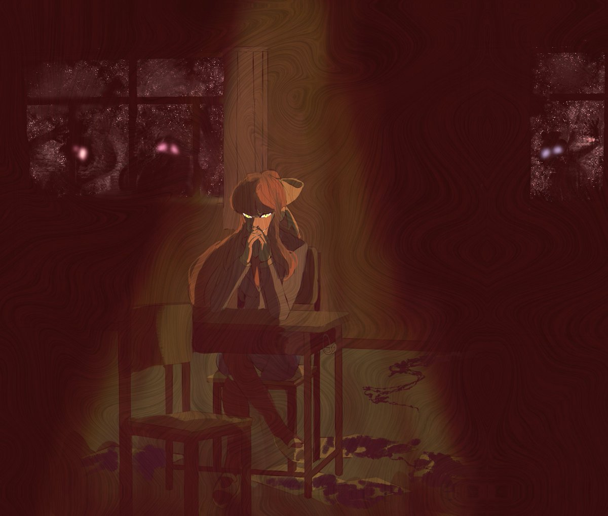 just monika #DokiDokiLiteratureClub