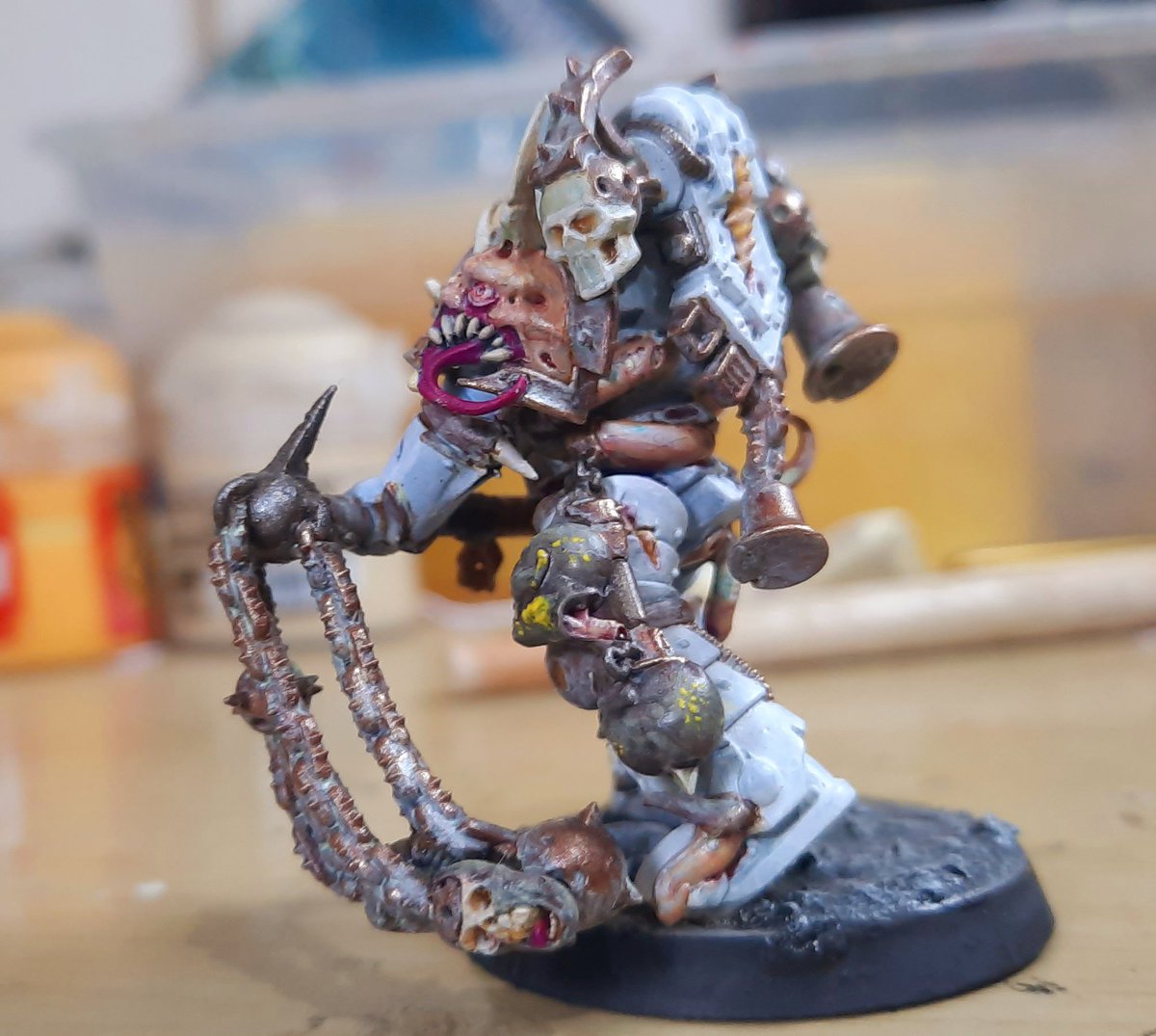 PPPointyEars's tweet photo. Progress 🥰🥰🥰

#SupportKillTeam #DeathGuard #Astartes #HereticAstartes #Chaos #ChaosSpaceMarines #Warhammer40K #W40K #Wh40K #40K #Warmongers #PaintingWarhammer #PPPointyEars #KT2024 #NewKillTeam #KillTeamThirdEdition #OnePageRules #GrimdarkFuture #GrimdarkFutureFirefight https://t.co/X33elgvmg3