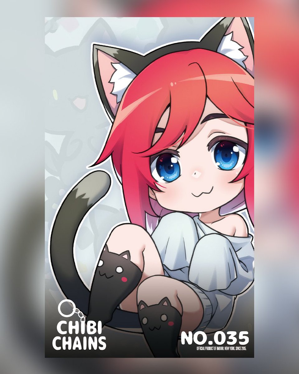 imourishop's tweet photo. Thought we were over Neko Imouri-Chan?? SIKE, think again!!😹 Jk, these arrived wayyyy late, sorry for everyone waiting on them last month. Chibi Chains No. 35, “Neko” up on the shop now ~

https://t.co/2sIFYax1NZ https://t.co/7a6Tg8TxNh