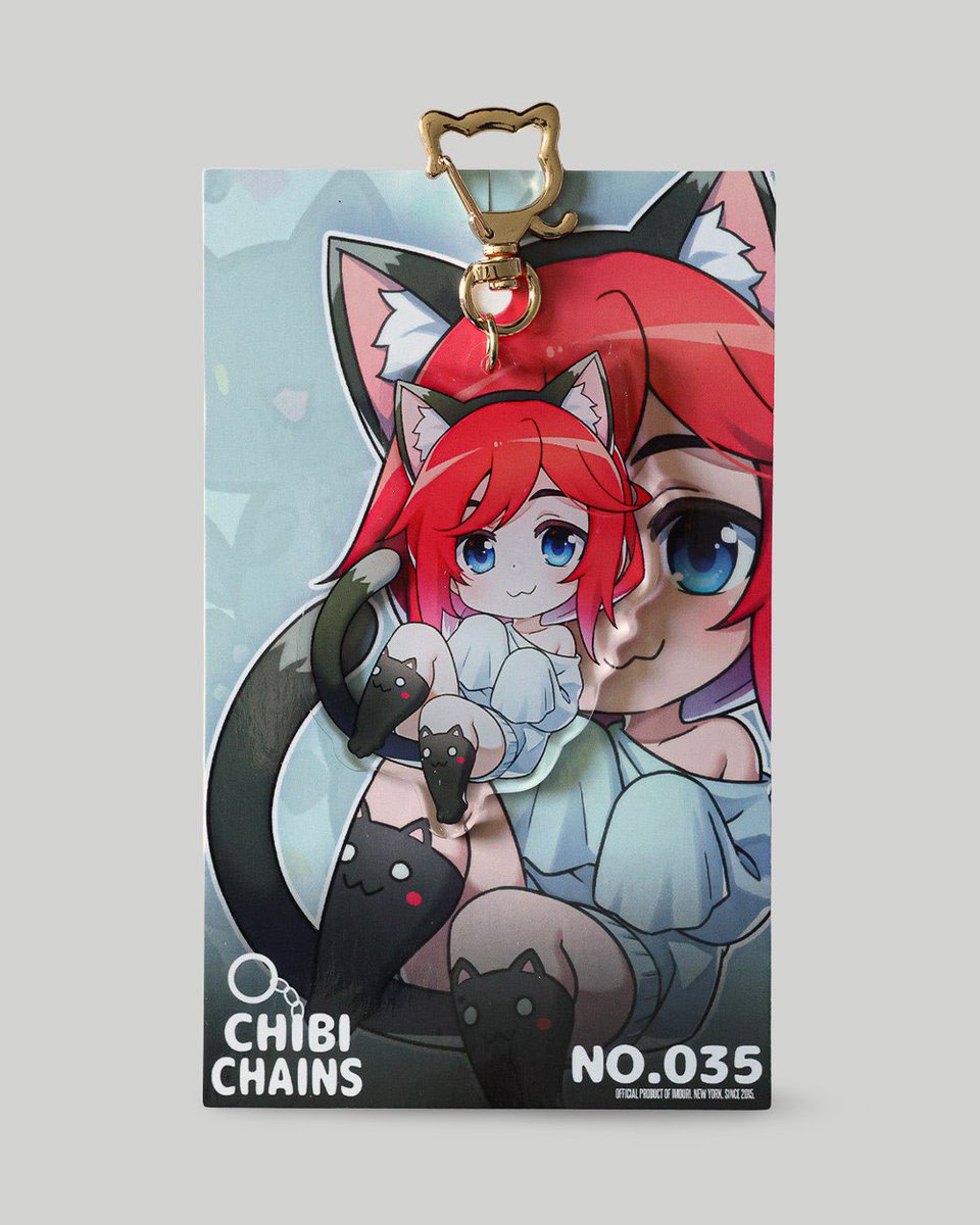 imourishop's tweet photo. Thought we were over Neko Imouri-Chan?? SIKE, think again!!😹 Jk, these arrived wayyyy late, sorry for everyone waiting on them last month. Chibi Chains No. 35, “Neko” up on the shop now ~

https://t.co/2sIFYax1NZ https://t.co/7a6Tg8TxNh