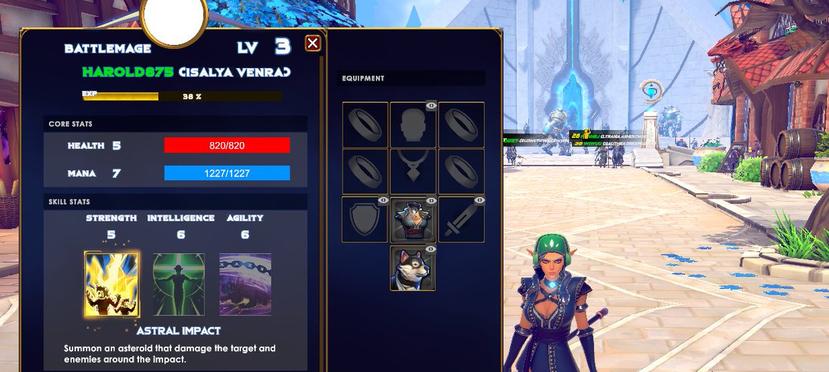 Ahi vamos, Lvl 3 de momento en Legends of Elumia

Mañana Seguimos subiendo un par de LvL

#ronin <a href="/PlayElumia/">Legends of Elumia</a>