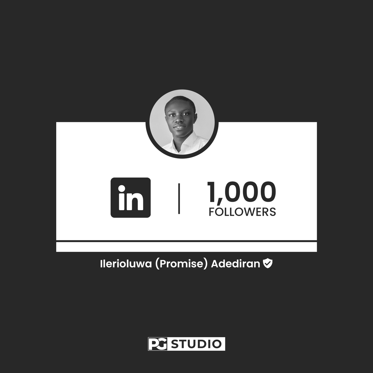 promiseguy03's tweet photo. ✨ 𝟭,𝟬𝟬𝟬 𝗙𝗢𝗟𝗟𝗢𝗪𝗘𝗥𝗦! ✨  

I just hit a major milestone on LinkedIn—1,000 followers! 

Follow me on LinkedIn for more creative and informative contents: https://t.co/0nsA5ND743

#UnitedStates #linkclick #architecture  #Networking #Creativity #Growth #thepgstudios https://t.co/6g8Rfxo1Wm
