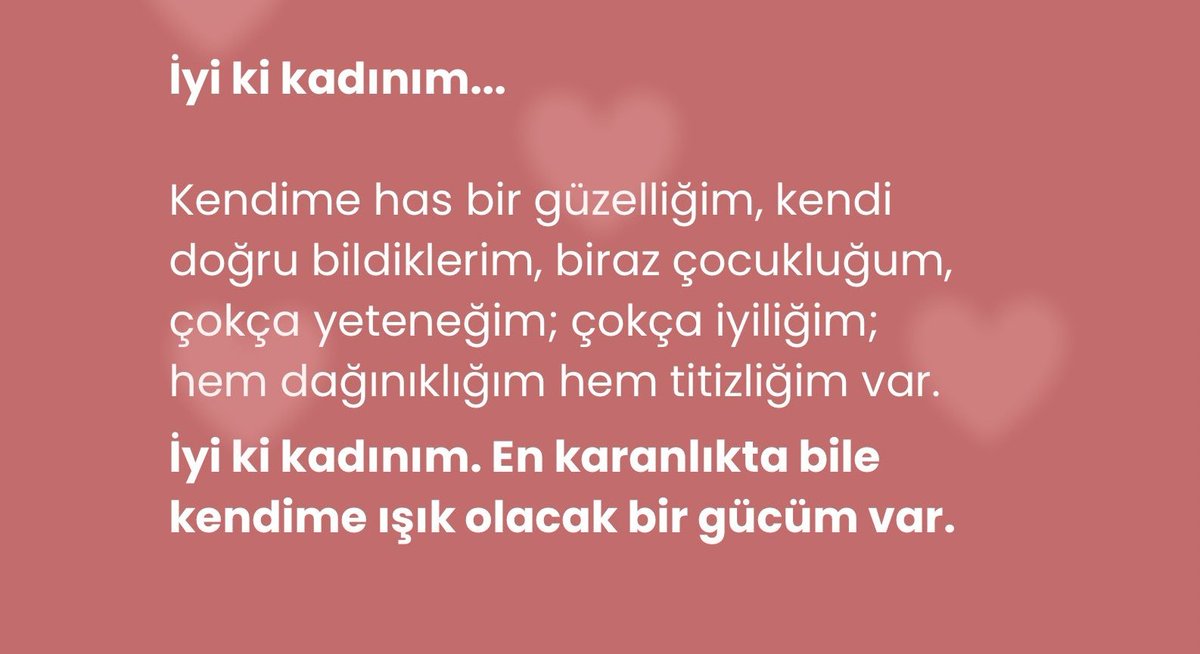 Prenses olmayı değil kendi hikayesinin kahramanı olmayı seçmiş bütün kadınların günümüz kutlu olsun... 🩷