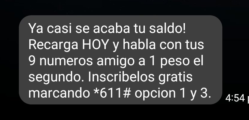 Compro un paquete de datos+minutos
Claro a los 0.000000045ms: