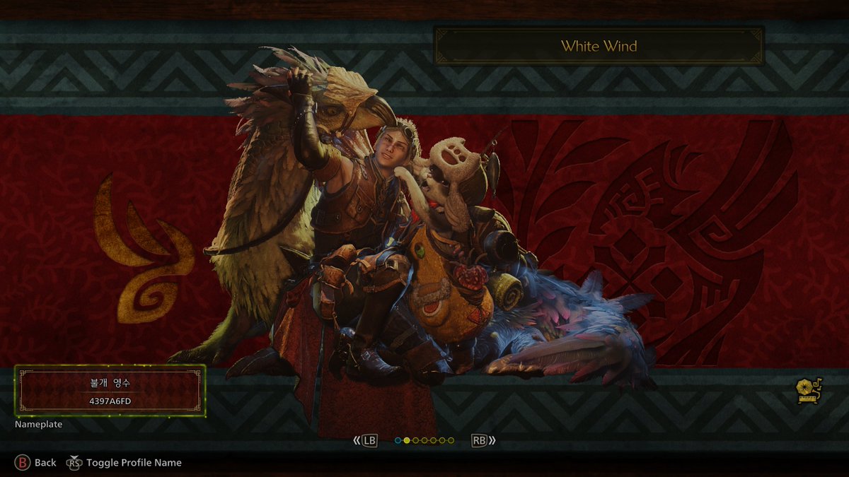 _MonoBlu's tweet photo. This is my NA server user name that I need to use more of. I've been fuckin around on my JP/OCE accounts on my other copy.

But add me , so I can be serious and level up my NA account too. 

#MonsterHunterWilds #MHWilds  #MonHun https://t.co/ebKIbCtL25