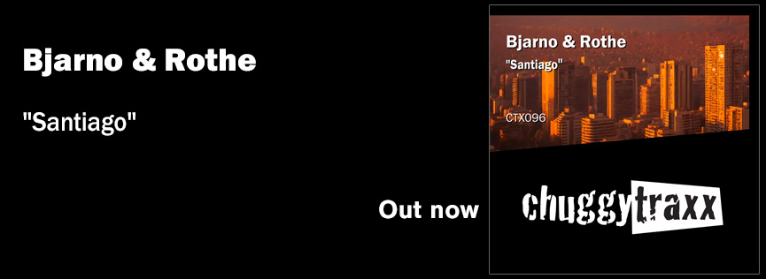 ChuggyTraxx's tweet photo. HAPPY RELEASE DAY - OUT NOW in all digital stores !!
Bjarno & Rothe “Santiago” on Chuggy Traxx
https://t.co/GJiqsjTHpm
#Bjarno #Rothe #Santiago #ChuggyTraxx #TechHouse #HouseMusic #Latin #GrabItNow #NewMusic #CheckItOut #LetsGo #MakeThemDance #OneForTheWeekend #WeekendWeapon https://t.co/K2POIBO969