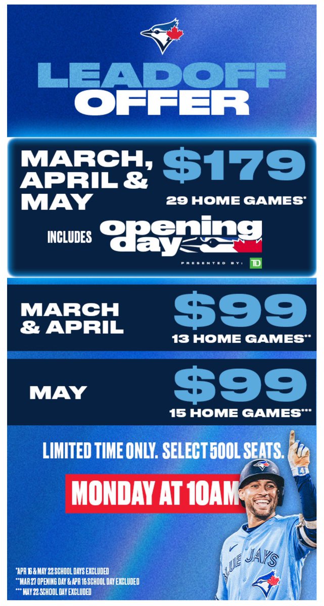 I’m old enough to remember <a href="/BlueJays/">Toronto Blue Jays</a> #OpeningDay selling out in minutes. Someone please tell me again what a great job this front office is doing that they have to beg for people to buy $6 tickets. <a href="/EdwardSRogers/">Edward Rogers</a> <a href="/Rogers/">Rogers</a> #FireAtkins #FireShapiro #SignVladdy #TOTHECORE
