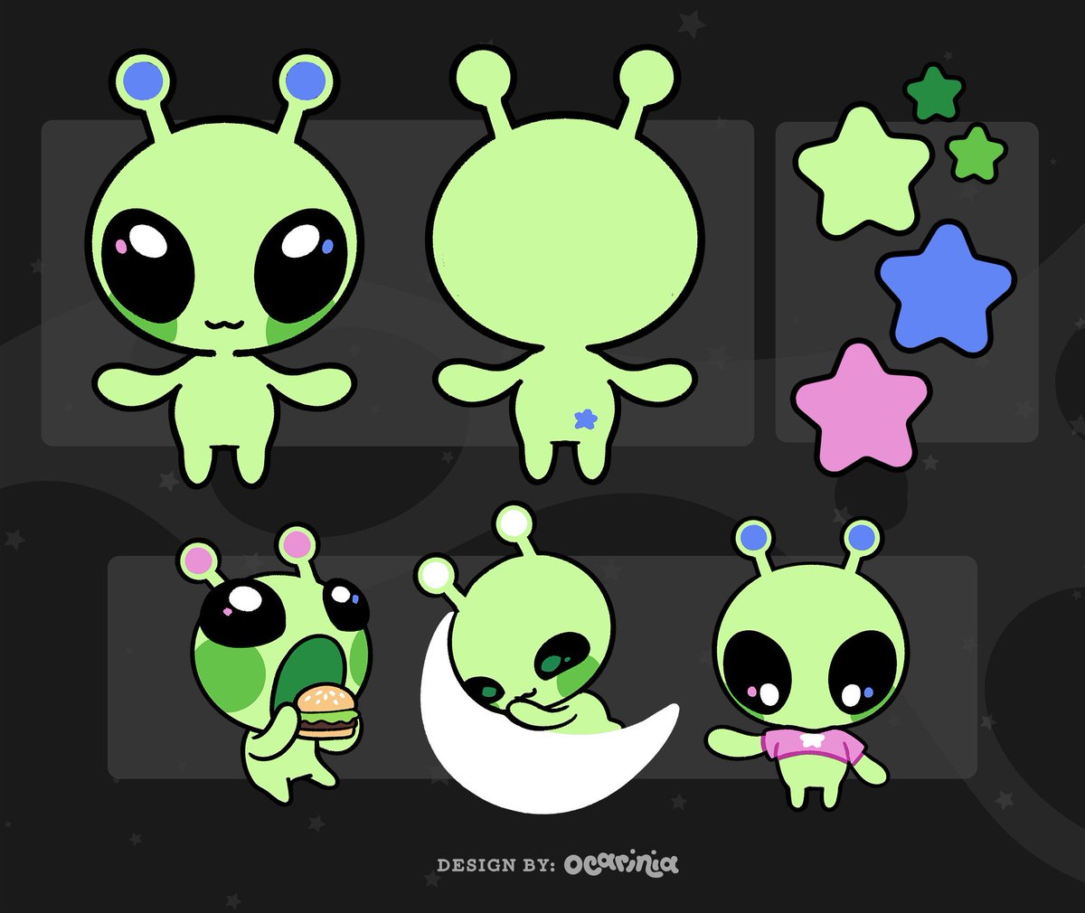 Custom mascot for Taylien! 💙👽