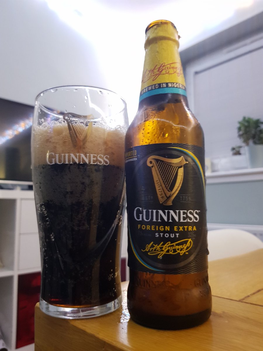 icrawford17's tweet photo. Cheers!

#Guinness 
#GuinnessForeignExtra 🇳🇬🇮🇪 https://t.co/q25GGr1S9n