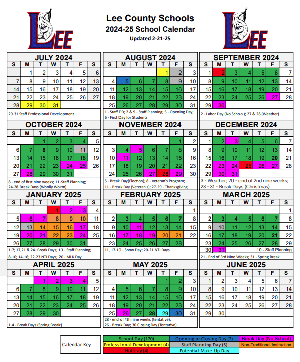 lee_district's tweet photo. There will be NO school for students in Lee County on Monday, March 10th.  This is a staff planning day.  There are only 51 school days remaining and our staff is making final preparations to finish strong. https://t.co/2ikAxBo9AE