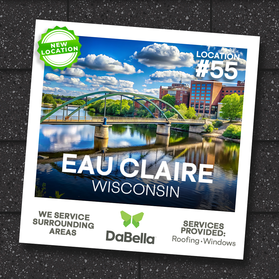 Hello to the Dairy State! To improve the curb appeal and energy efficiency, DaBella is ready to help with your roofing and windows replacement needs!