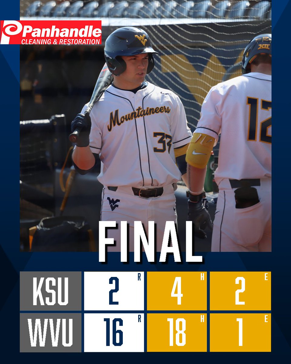 Nothing unlucky about #WVU baseball's 13th win in a row!

#HailWV