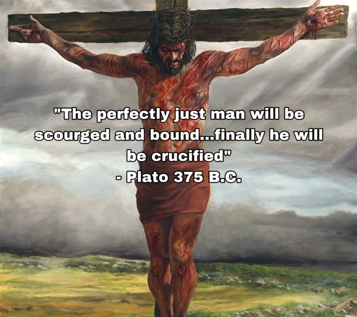 BeSaintly's tweet photo. Did Plato predict Christ &amp; His Passion? https://t.co/jj4Cw2tdPV