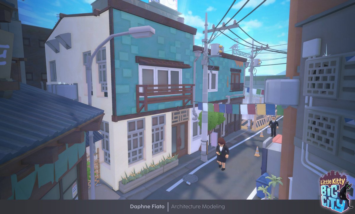 invaderroxas's tweet photo. Going down memory lane with posting these, but I finally got around to sharing the buildings I did for Little Kitty Big City! It's a little surreal looking back now, but this was one of my fav projects to work on. Thanks again to @DmawDev &amp; @matttwood for having me 💛🐈‍⬛ https://t.co/ddvIxWy7IR