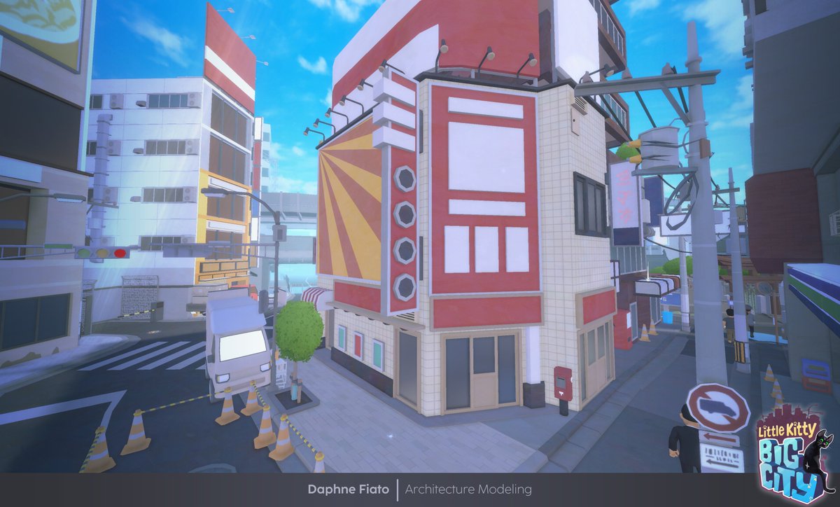 invaderroxas's tweet photo. Going down memory lane with posting these, but I finally got around to sharing the buildings I did for Little Kitty Big City! It's a little surreal looking back now, but this was one of my fav projects to work on. Thanks again to @DmawDev &amp; @matttwood for having me 💛🐈‍⬛ https://t.co/ddvIxWy7IR