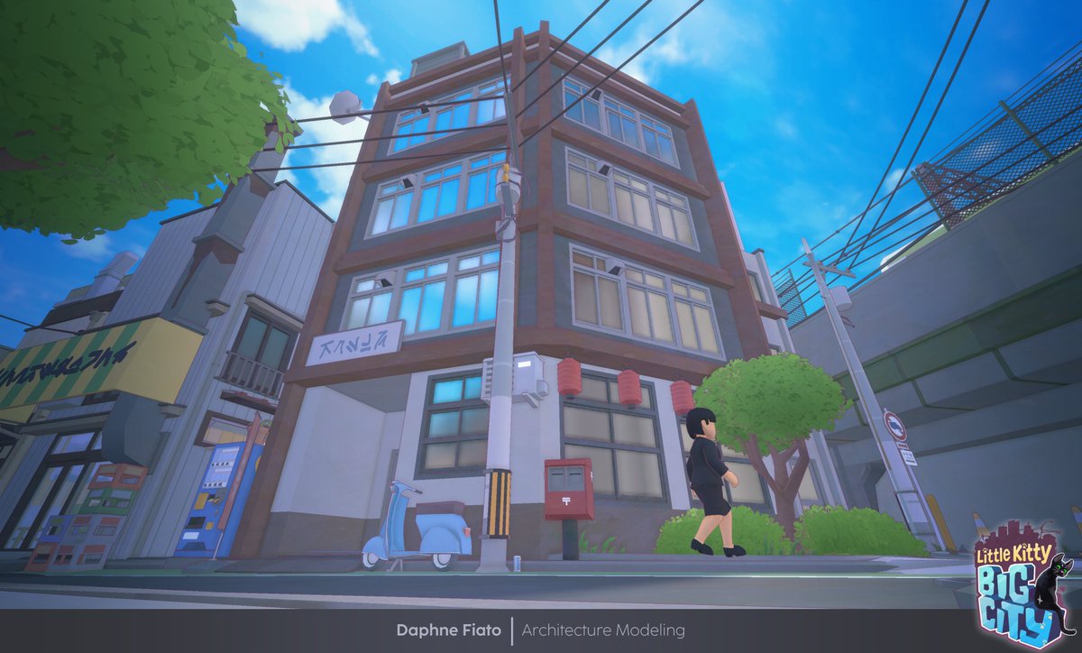 invaderroxas's tweet photo. Going down memory lane with posting these, but I finally got around to sharing the buildings I did for Little Kitty Big City! It's a little surreal looking back now, but this was one of my fav projects to work on. Thanks again to @DmawDev &amp; @matttwood for having me 💛🐈‍⬛ https://t.co/ddvIxWy7IR