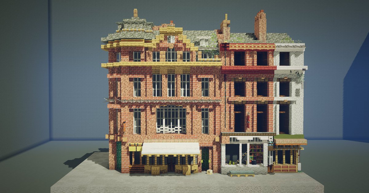 pint0_beans's tweet image. Second build in a mini project of mine, another Lost building in high holborn london
#Minecraft #minecraftbuilding #Minecraft軍事部