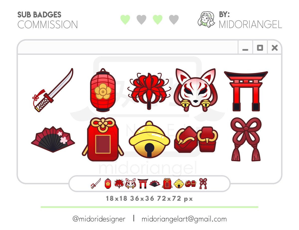 🪭【 Twitch Badges 】🪭
💛 》10 sub badges package! 
📌  》comms: OPEN!! 
#VTuberAssets #Vtuber素材 #badges #Vtubers #commissionsopen