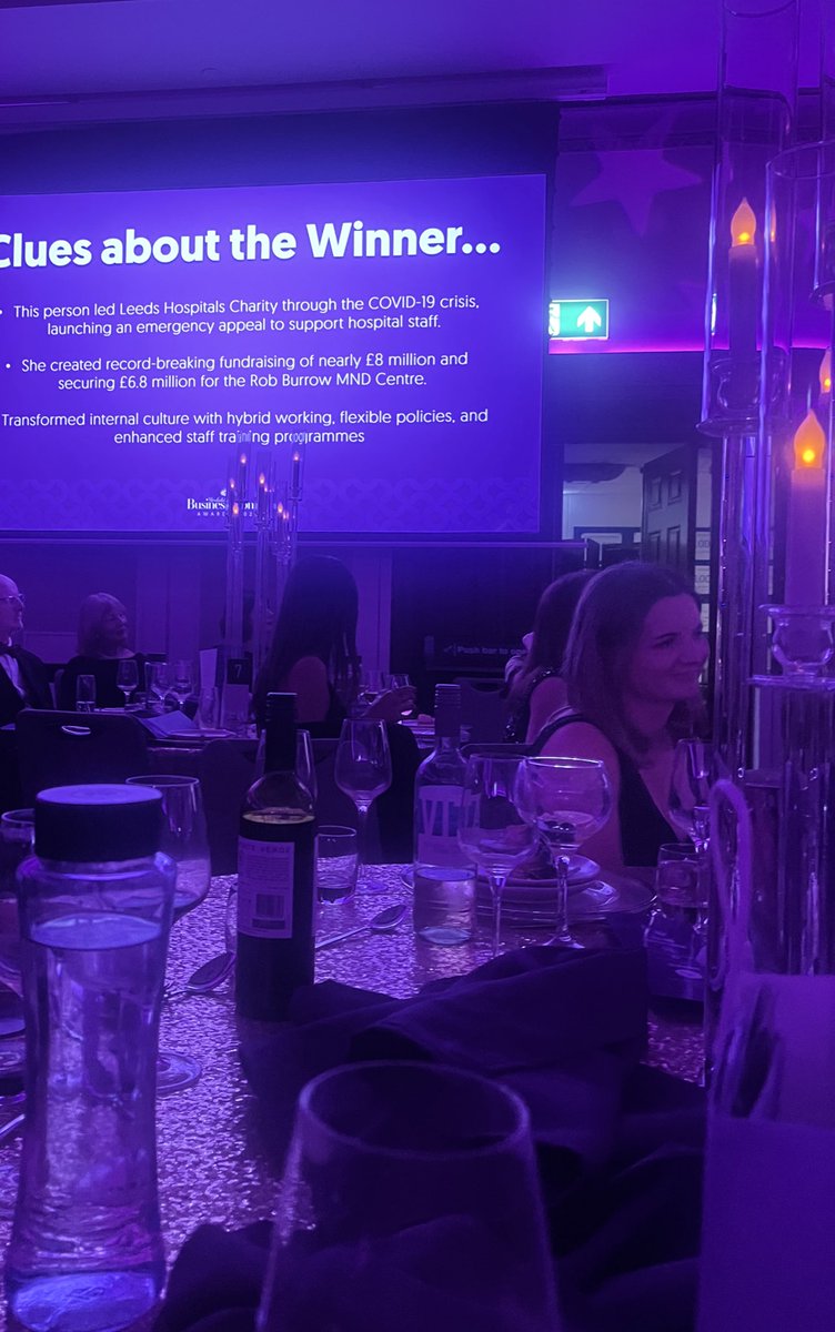 Leeds Hospitals Charity (@ldshospcharity) on Twitter photo Tonight we were delighted to see two inspirational women at Leeds Hospitals Charity recognised at the Yorkshire Women in Business Awards 🏆💜
Our Trustee Charlene Lyons won the Women in Healthcare Award and our CEO <a href="/esther_wakeman/">Esther Wakeman 💙 (she/her)</a> won the Charity of the Year Award. Tonight we were delighted to see two inspirational women at Leeds Hospitals Charity recognised at the Yorkshire Women in Business Awards 🏆💜
Our Trustee Charlene Lyons won the Women in Healthcare Award and our CEO <a href="/esther_wakeman/">Esther Wakeman 💙 (she/her)</a> won the Charity of the Year Award.