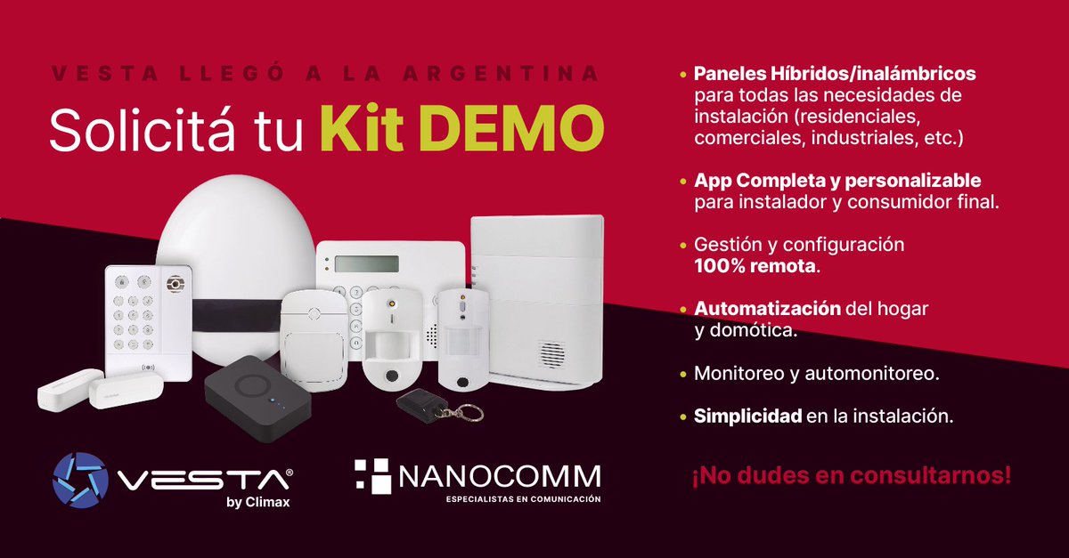 Nanocommok's tweet photo. #seguridadelectronica #nanocomm #comunicacion #seguridad #mesh #redes #redmesh #tecnologia #monitoreo #comunicadores #alarmas #panico #simcard #seguridadelectronica #alarmasparacasainalambricas #sistemasdealarmas #comunicadores #tecnología  #videovigilancia #camarasdeseguridad https://t.co/klW4cj38ke