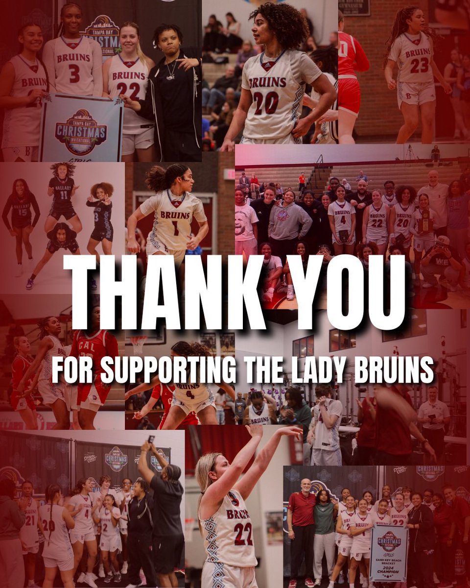 Last night did not end the way we wanted to, but so grateful to have all of your support for the 2024-25 season. 

A special thank you to our 3 seniors, Serena Lyons, Myah Koralia, and Sydney Hickman for all you’ve done for this program. 

We thank you all again! 

#GoBruins 🐻🏀