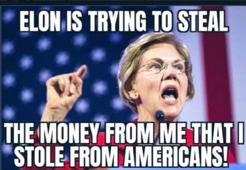 DonnaDavisHNL's tweet photo. @SenWarren Multimillionaires, being paid by taxpayers, screeching about billionaires, not paid by taxpayers, cutting the waste fraud and corruption! But sure! Trust the people who’ve been in office for decades that CREATED the mess!! #zelena #shailenzo #tommavi #helevier #sstvidf https://t.co/CyKpU8c9AM