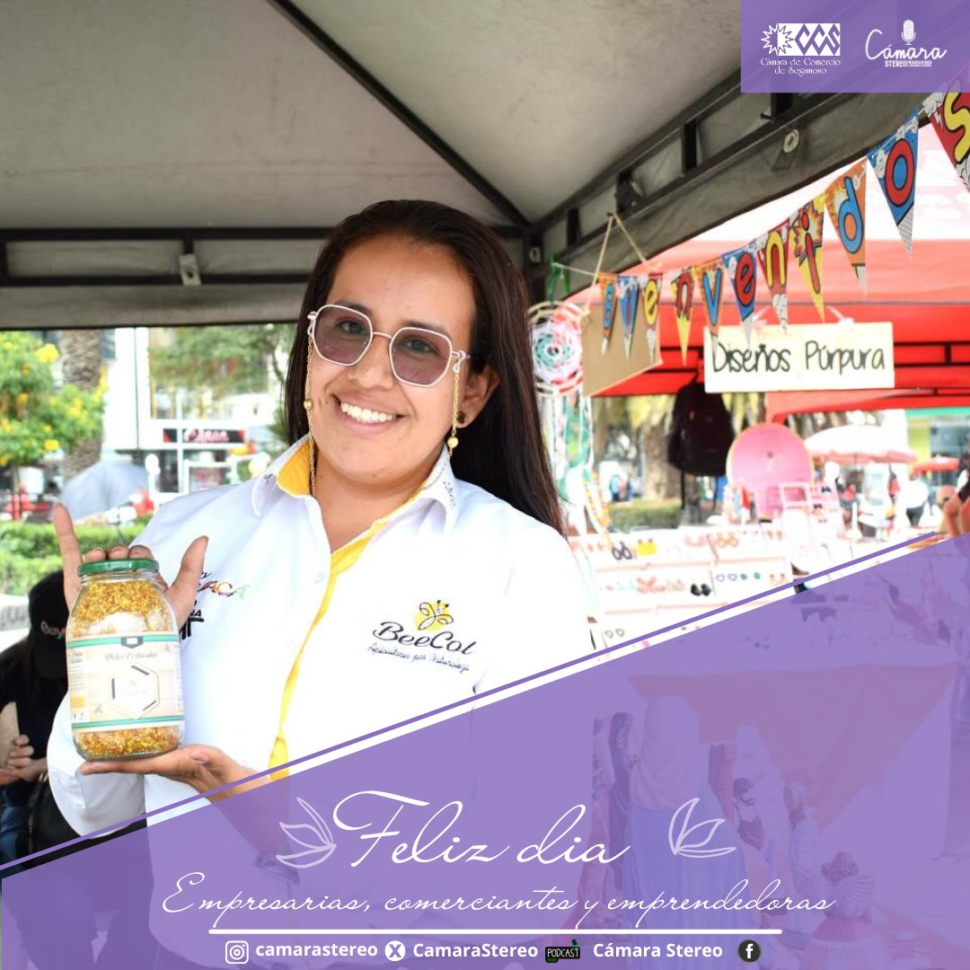 Desde Cámara Estéreo rendimos homenaje a todas las empresarias, emprendedoras y comerciantes de nuestra región. 🌸Gracias por su esfuerzo, dedicación y pasión, ¡son el motor del desarrollo económico!  📷#DíaDeLaMujer #Empresarias