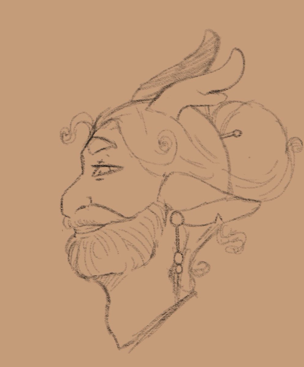 GoMythics's tweet photo. So I asked some friends for their opinions from the previous pic and combined certain aspects of what was liked for each. I think I’m getting there

#oc #satyr #faun #characterdesign #sketch #art https://t.co/0LbtRY6txs