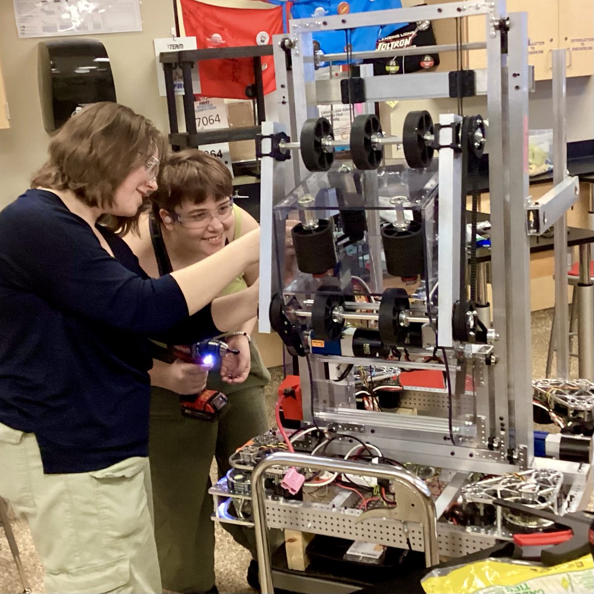 Behold two lobotomists stitching a creation back together. PETA might not like this attempt at creating a reverse mermaid. #frc #first #usd469