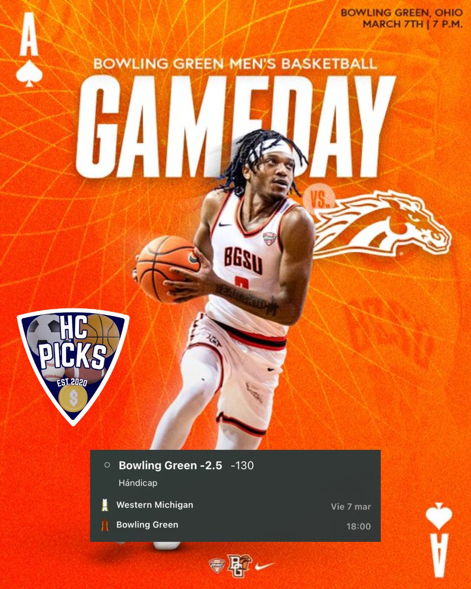 HcPicks's tweet image. NCAAB⚠️🏀🍀🤞🇺🇸 

#apuestasdeportivas #FREEPICK #tipster #basketball #NCAAB #bettingtips #BettingX #SportsGambling #SportsBettingX #apuesta #GamblingX #GamblingTwitter