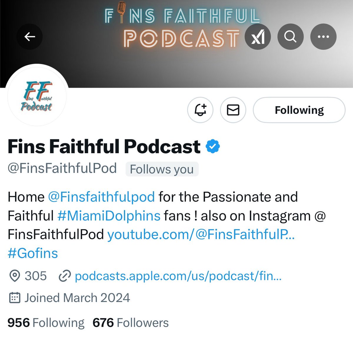 njrice2004's tweet photo. 🚨🚨Attention all my followers that are #FinFans 🚨🚨
@FinsFaithfulPod and @Jason_Sarney have worked getting this started, and I will state from the episodes I’ve watched; they are definitely on the right track.
Give them a follow; I definitely recommend doing so. https://t.co/iLoR7tmUiw