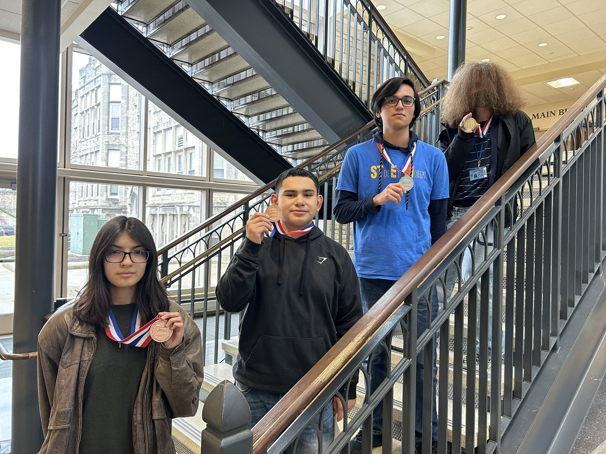 Great group that competed today at the <a href="/IllinoisDEA/">IDEA</a> regional drafting/design competition at <a href="/JolietJrCollege/">Joliet Junior College</a>!  Congrats to the 4 medalist and good luck to our 2 state qualifiers who will compete again in April at <a href="/IllinoisStateU/">Illinois State</a>! #Steelmen <a href="/JTHS_204/">Joliet Township HS</a>